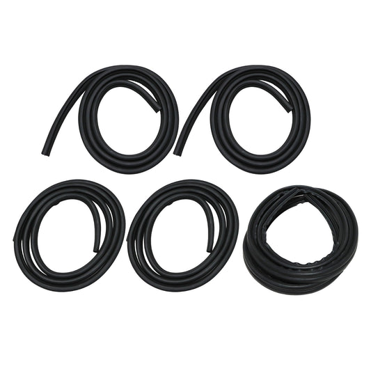 5pcs Rubber Seal Weatherstrip Set Doors & Liftgate for Jeep Grand Cherokee WJ