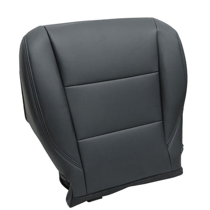 Replacement Type 2017 For Toyota Sienna Front Driver Bottom Seat Cover Black