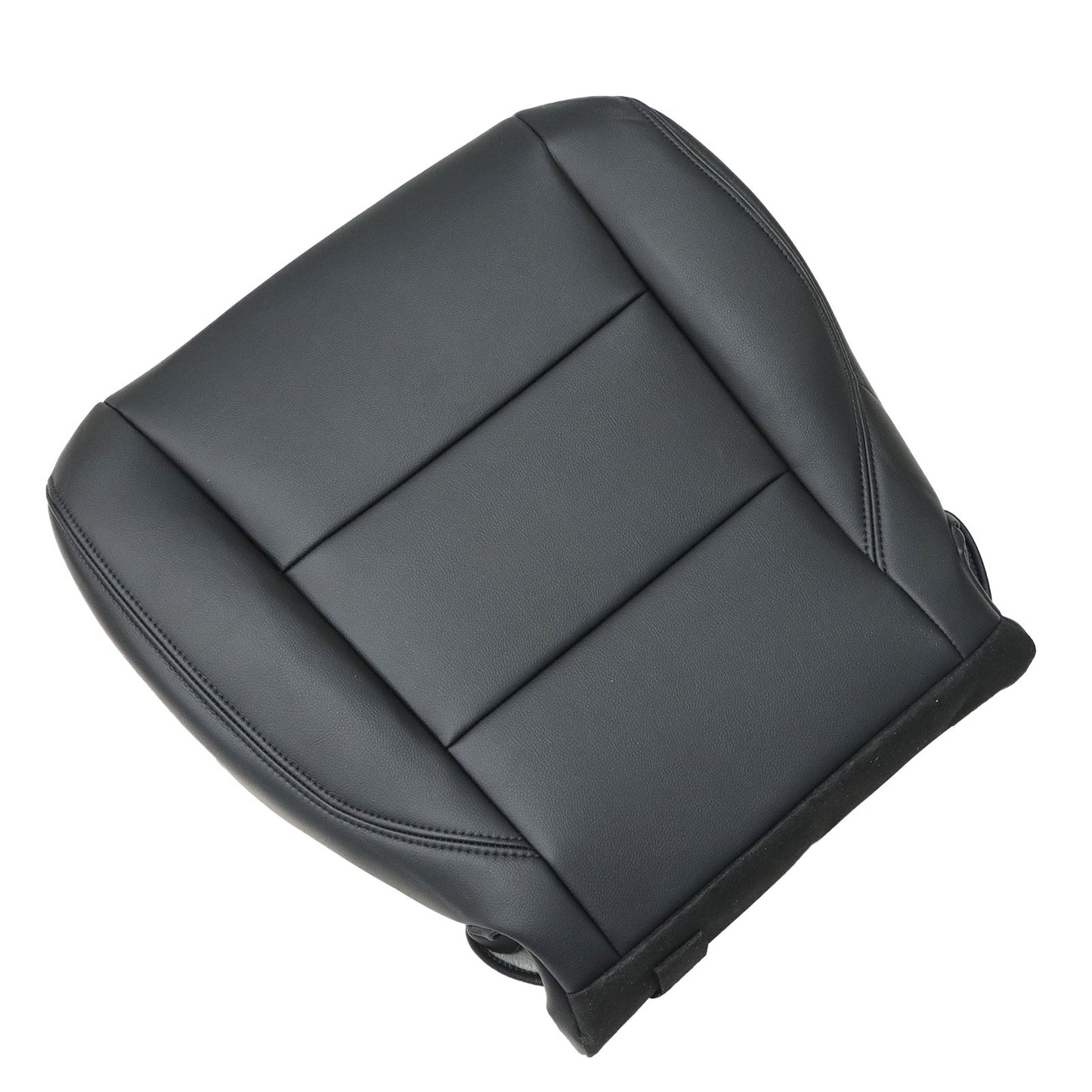 Replacement Type 2017 For Toyota Sienna Front Driver Bottom Seat Cover Black