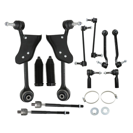 12Pcs For Ford Mustang 2015-2019 Front Lower Forward Rearward Control Arms Kit