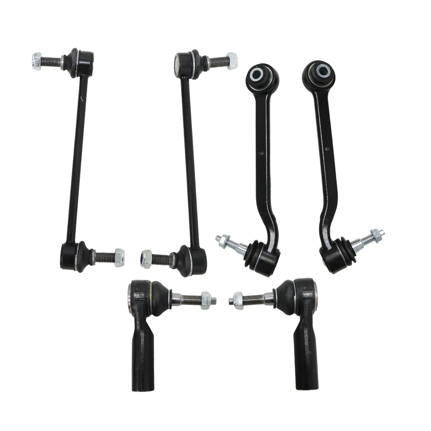 12Pcs For Ford Mustang 2015-2019 Front Lower Forward Rearward Control Arms Kit