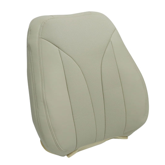 NEW Fits 2016-2018 Lincoln MKX Driver Side Top Perforated Leather Seat Cover Tan