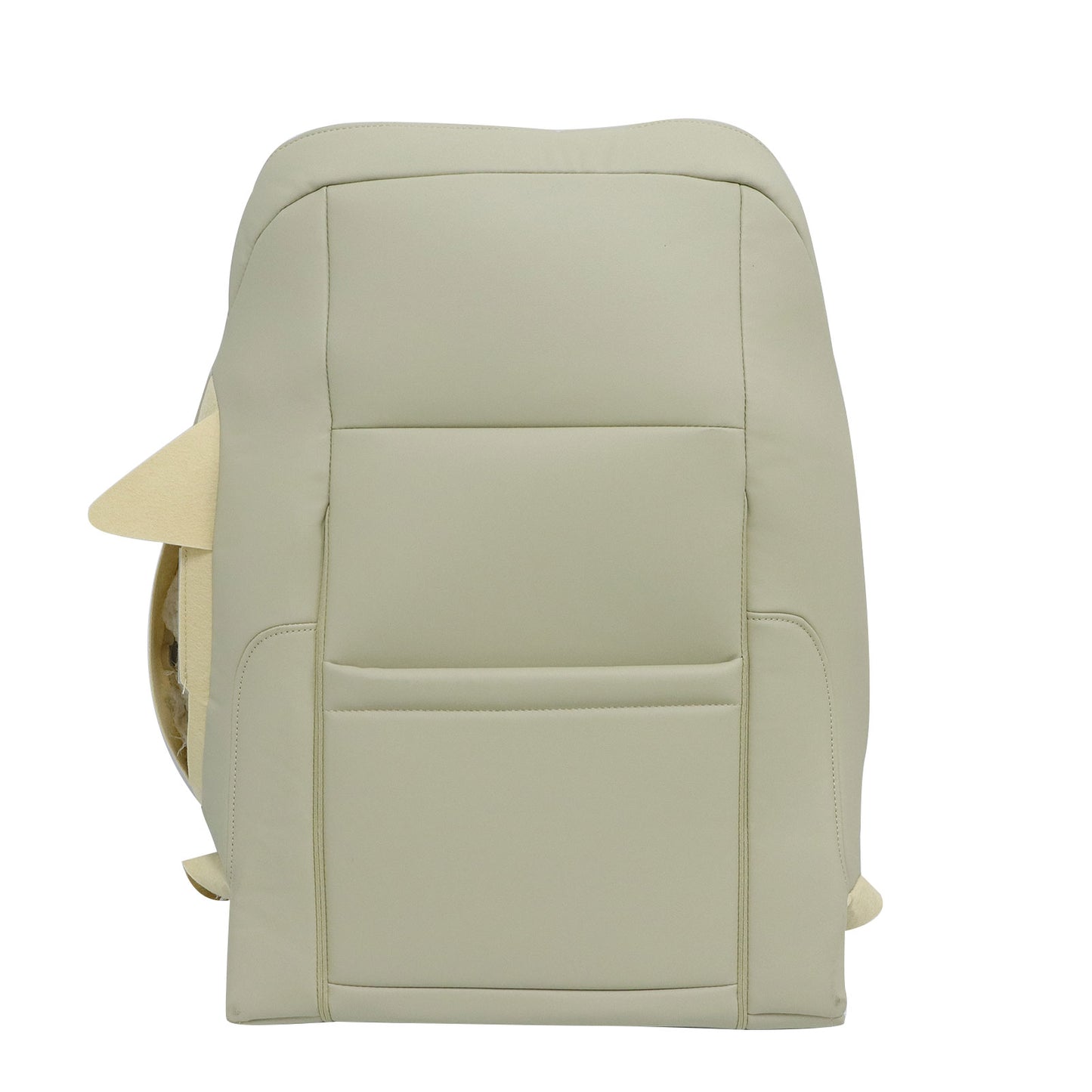 NEW Fits 2016-2018 Lincoln MKX Driver Side Top Perforated Leather Seat Cover Tan