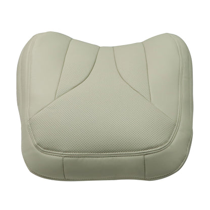 NEW Fits 2016-2018 Lincoln MKX Driver Side Top Perforated Leather Seat Cover Tan