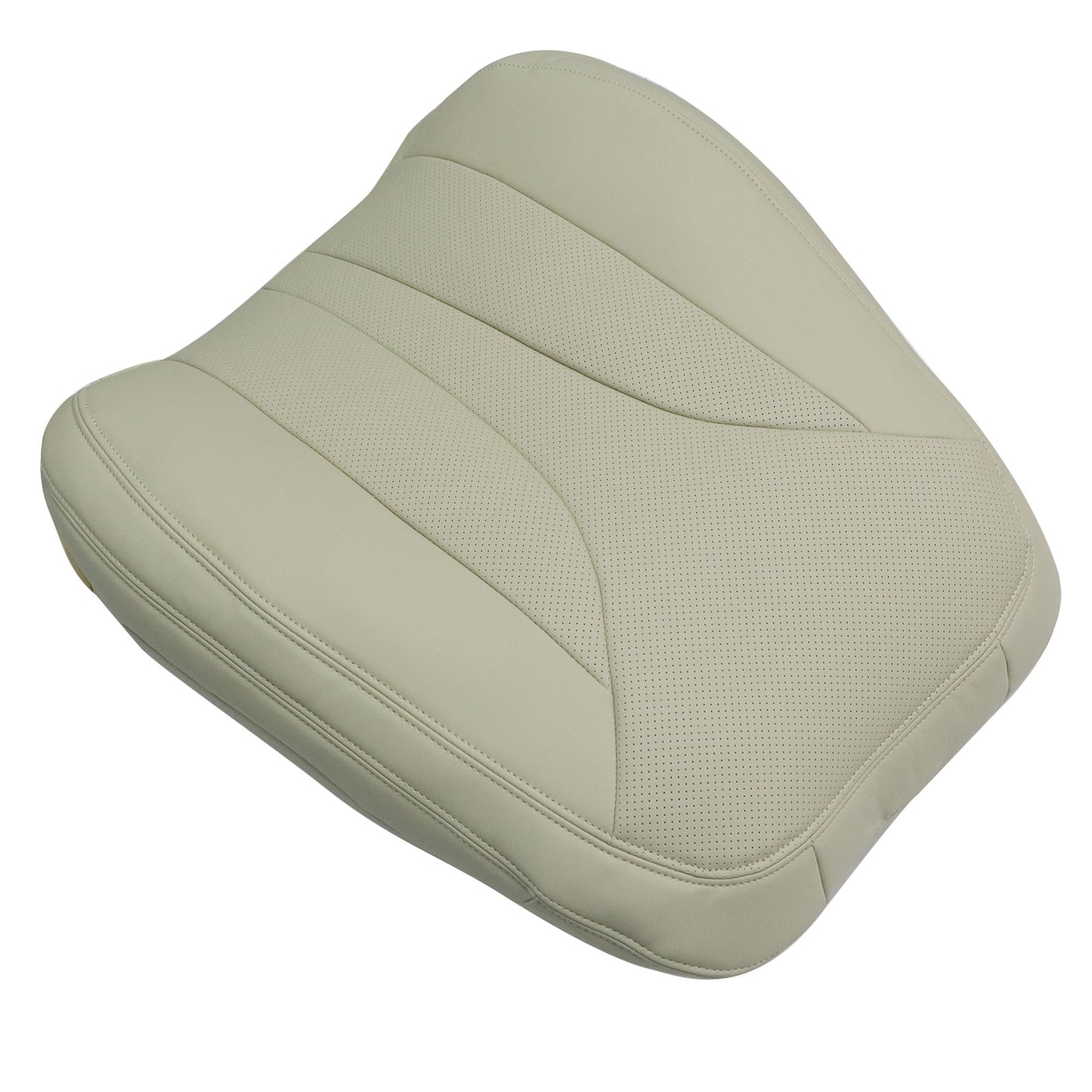 Fits 2016-2018 Lincoln MKX Passenger Back Replacement Leather Seat Cover Tan