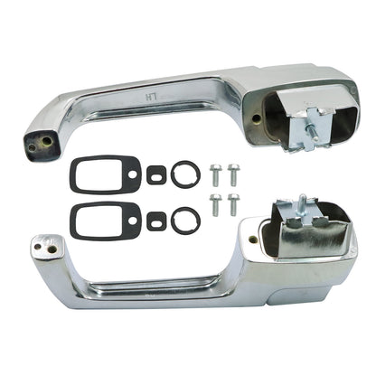 3927899 New Exterior Chrome Door Handles Set Fits For Chevy GMC Pickup 1967-72