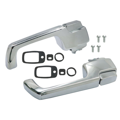3927899 New Exterior Chrome Door Handles Set Fits For Chevy GMC Pickup 1967-72