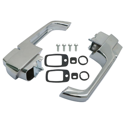 3927899 New Exterior Chrome Door Handles Set Fits For Chevy GMC Pickup 1967-72