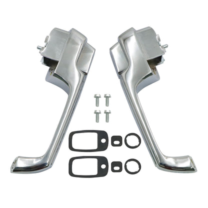 3927899 New Exterior Chrome Door Handles Set Fits For Chevy GMC Pickup 1967-72