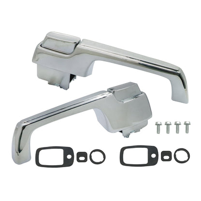 3927899 New Exterior Chrome Door Handles Set Fits For Chevy GMC Pickup 1967-72