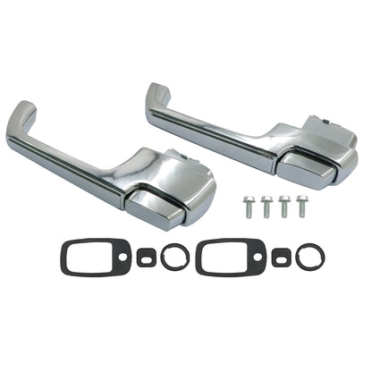 3927899 New Exterior Chrome Door Handles Set Fits For Chevy GMC Pickup 1967-72