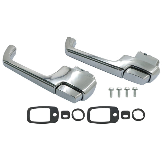 3927899 New Exterior Chrome Door Handles Set Fits For Chevy GMC Pickup 1967-72