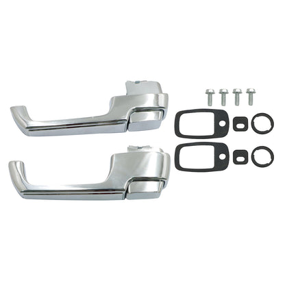 3927899 New Exterior Chrome Door Handles Set Fits For Chevy GMC Pickup 1967-72