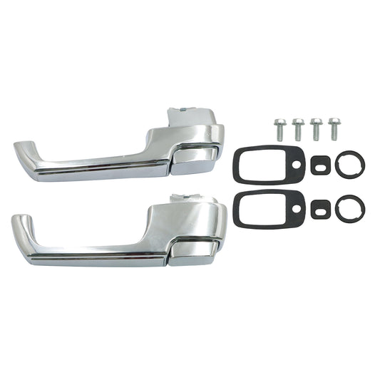 3927899 New Exterior Chrome Door Handles Set Fits For Chevy GMC Pickup 1967-72