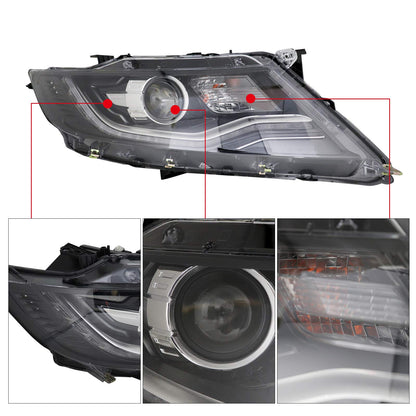 Xenon/HID Headlight Assembly w/o AFS For Lincoln MKX 2016-2018 Right Passenger