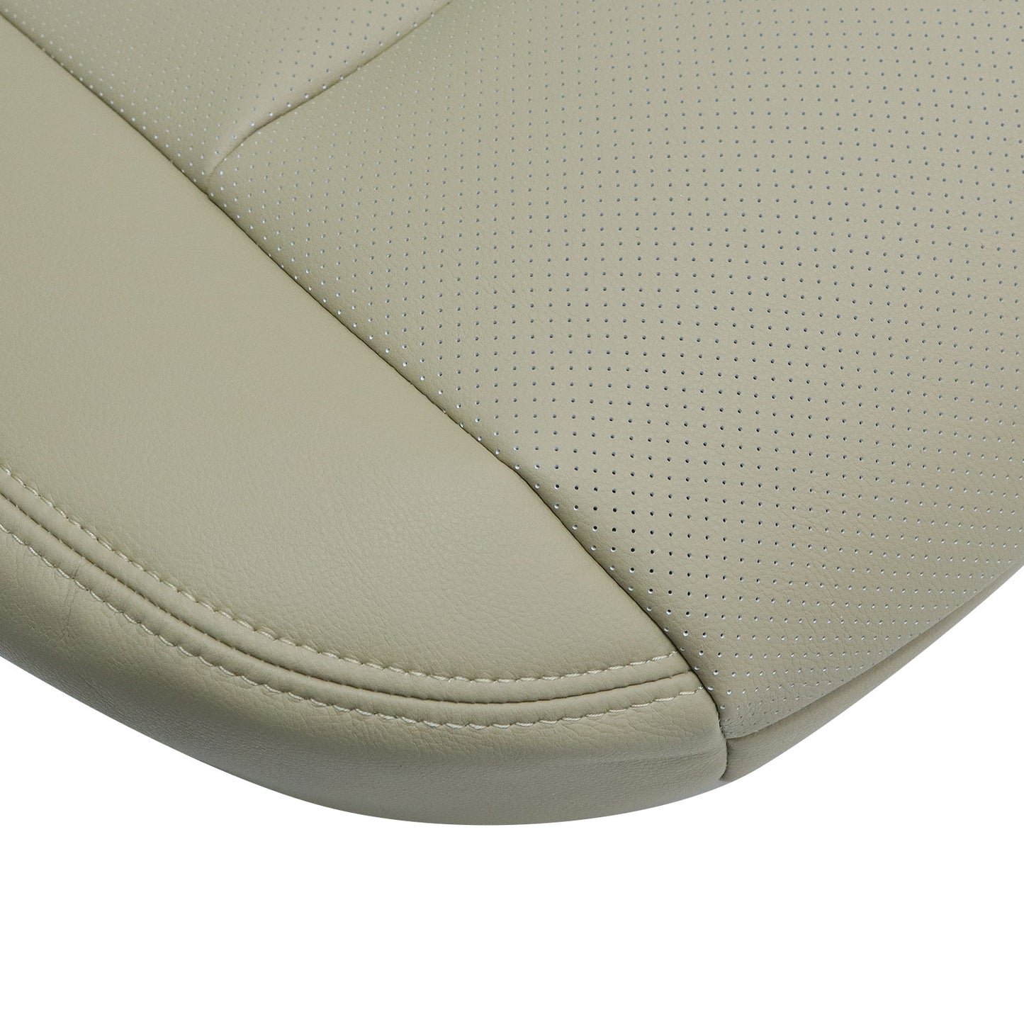 Passenger Bottom Perforated Leather Seat Cover Tan For 2013-2018 Nissan Altima