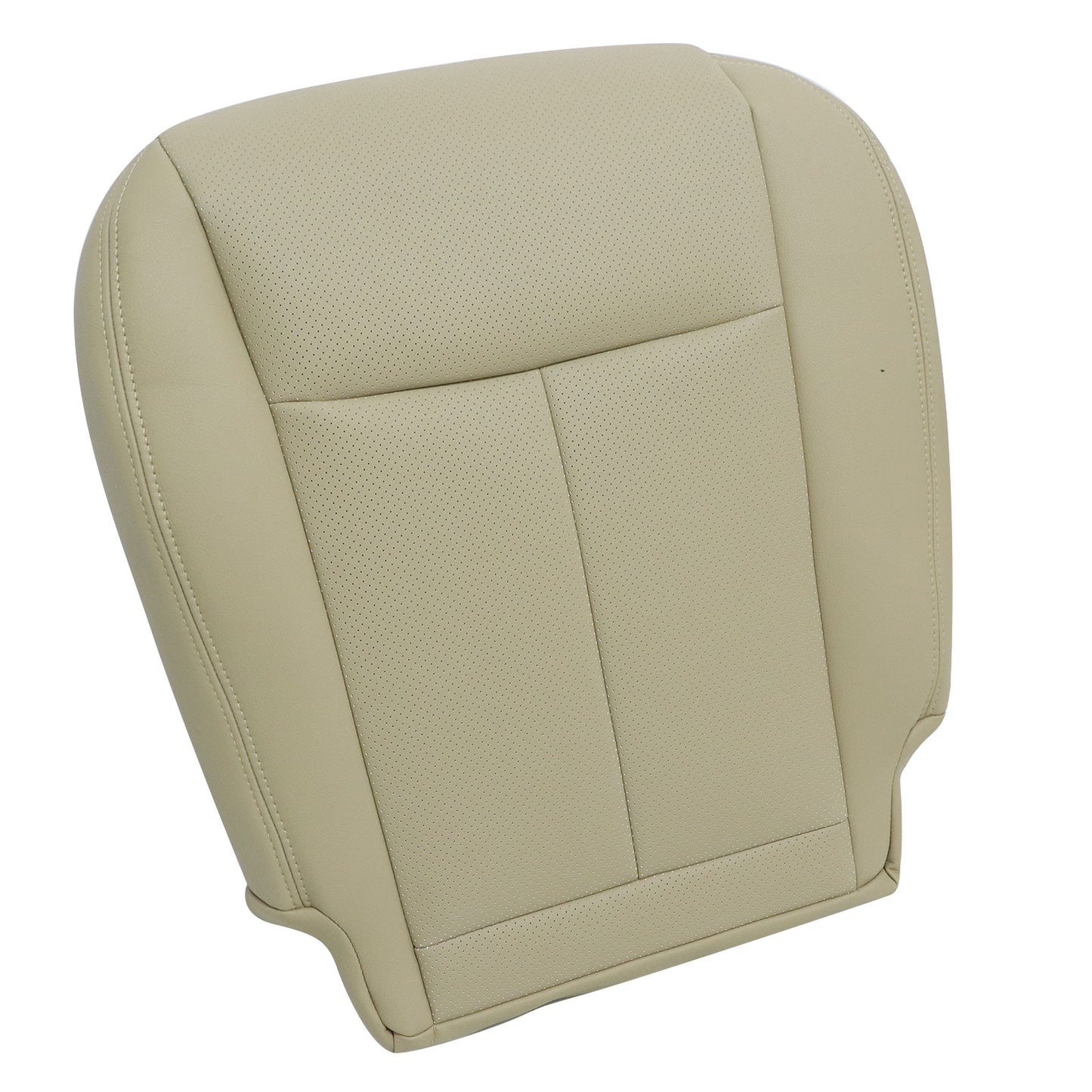 Passenger Bottom Perforated Leather Seat Cover Tan For 2013-2018 Nissan Altima