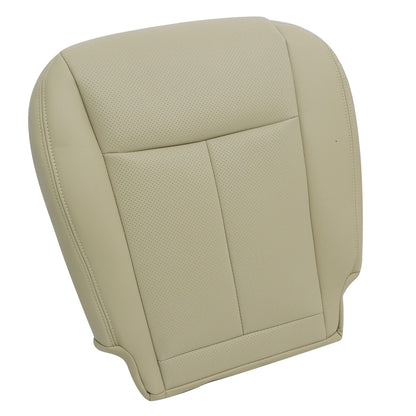 Passenger Bottom Perforated Leather Seat Cover Tan For 2013-2018 Nissan Altima