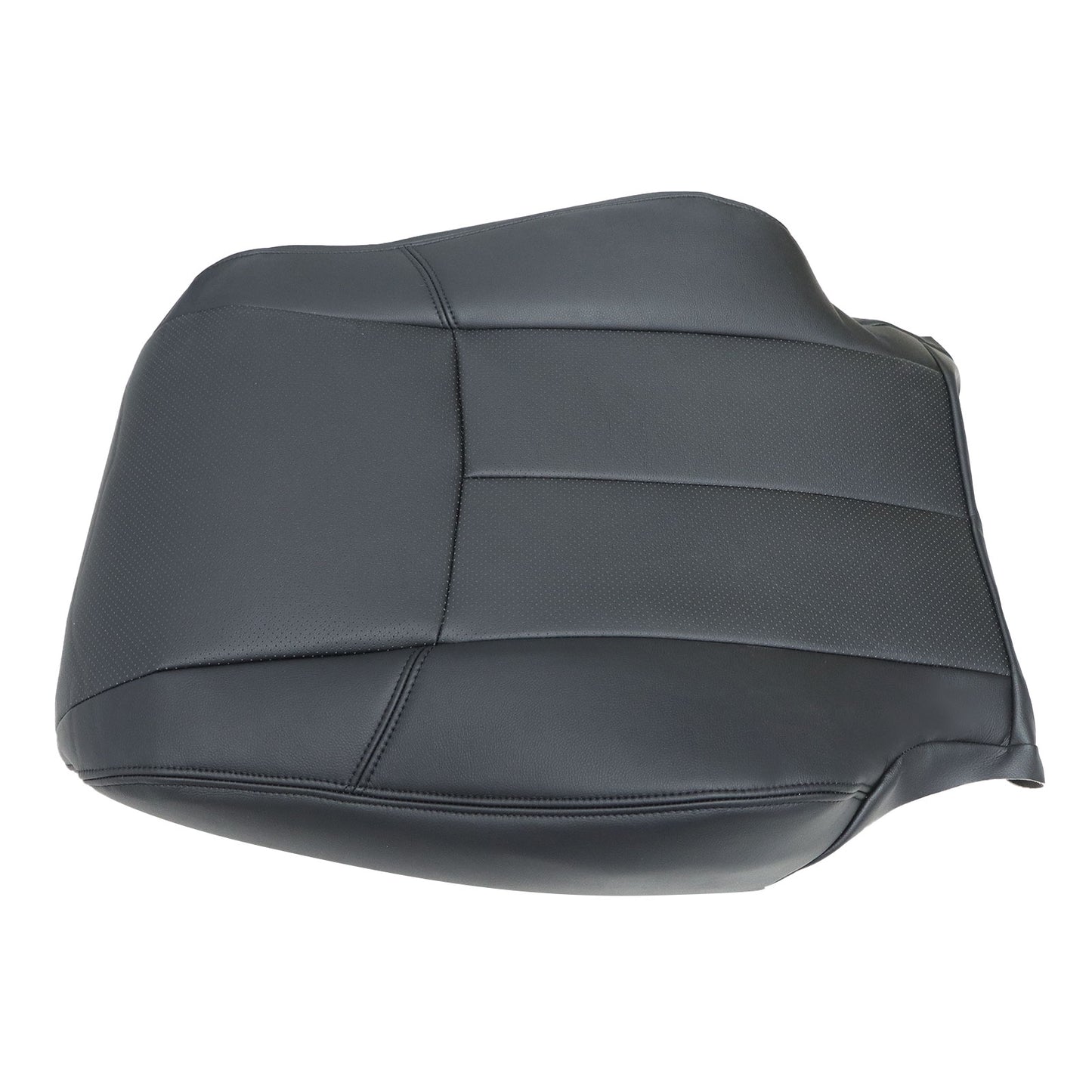 For 2013-2018 Nissan Altima Sedan Driver Top Perforated Leather Seat Cover Black