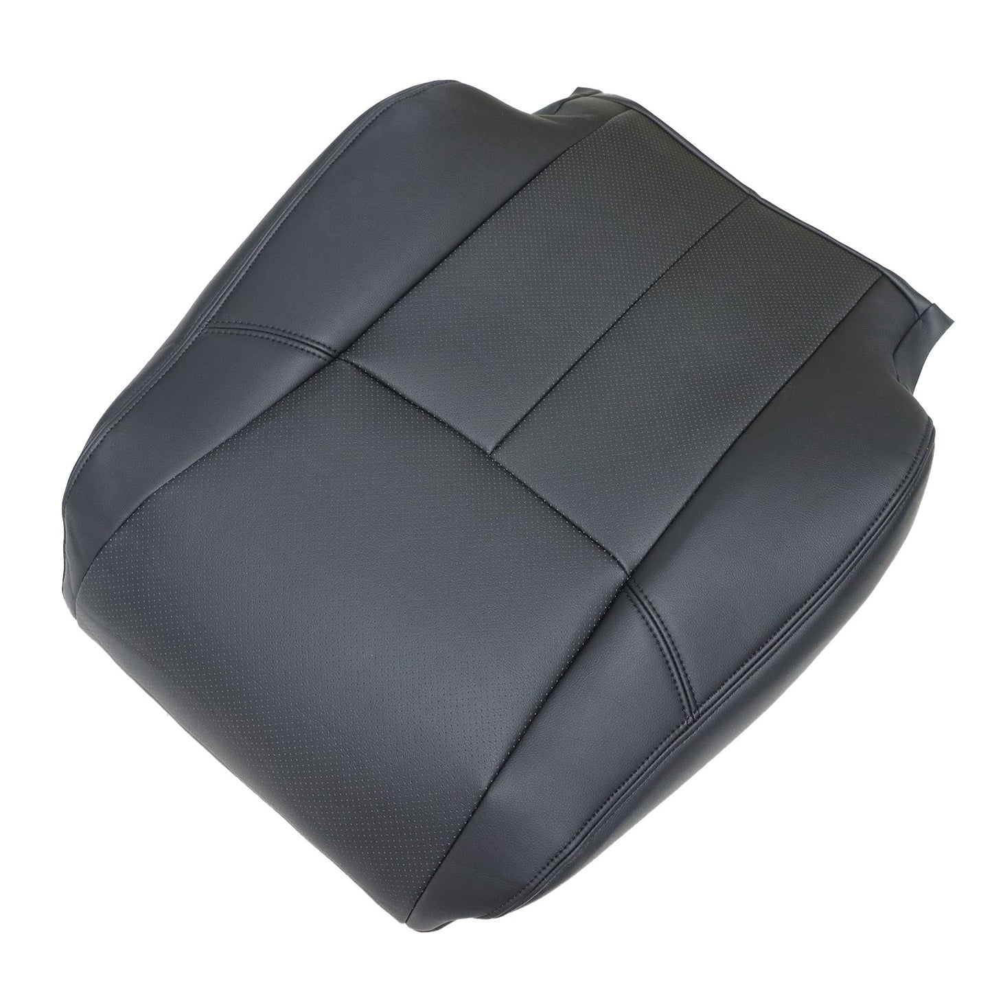 For 2013-2018 Nissan Altima Sedan Driver Top Perforated Leather Seat Cover Black