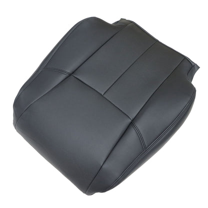 For 2013-2018 Nissan Altima Sedan Driver Top Perforated Leather Seat Cover Black