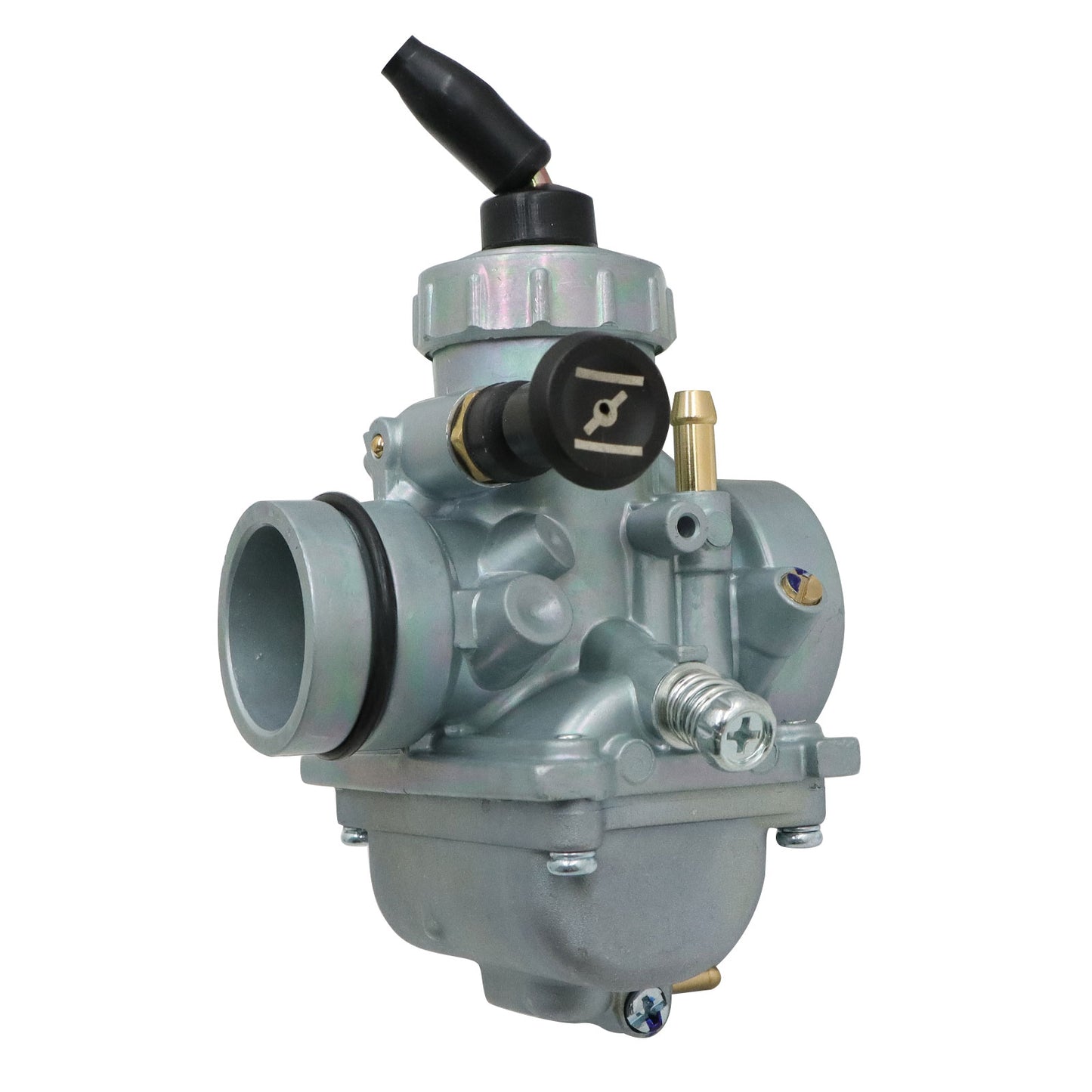 Carburetor w/ Throttle Lever & Cable For Kawasaki KX65 2000-2014 KX60 1983-2003