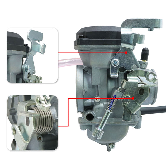 Carburetor With fuel filter??Choke Cable For 1987-2007 Kawasaki KLR650 15001-1315