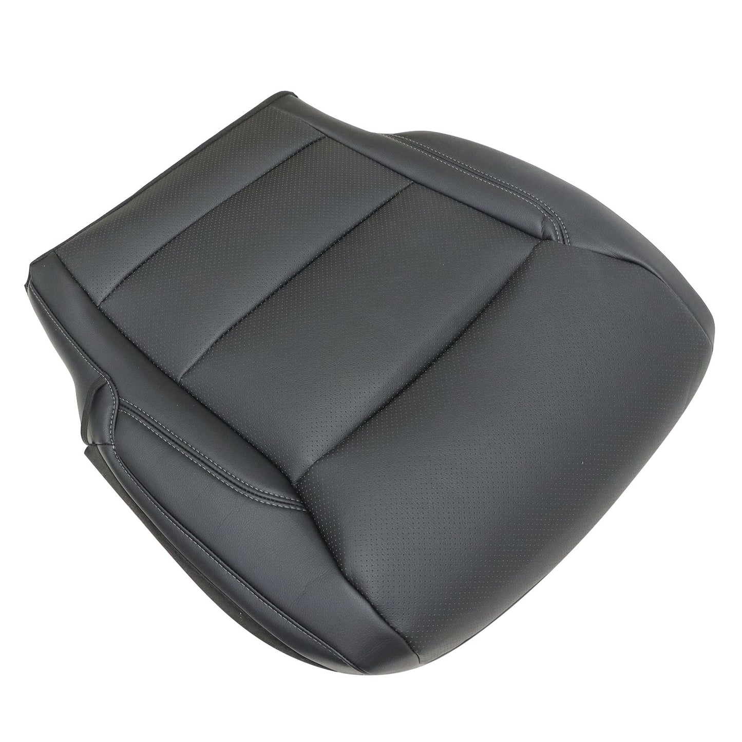 2021-2025 For Ford F150 Driver Bottom Leather Seat Cover Black Replacement