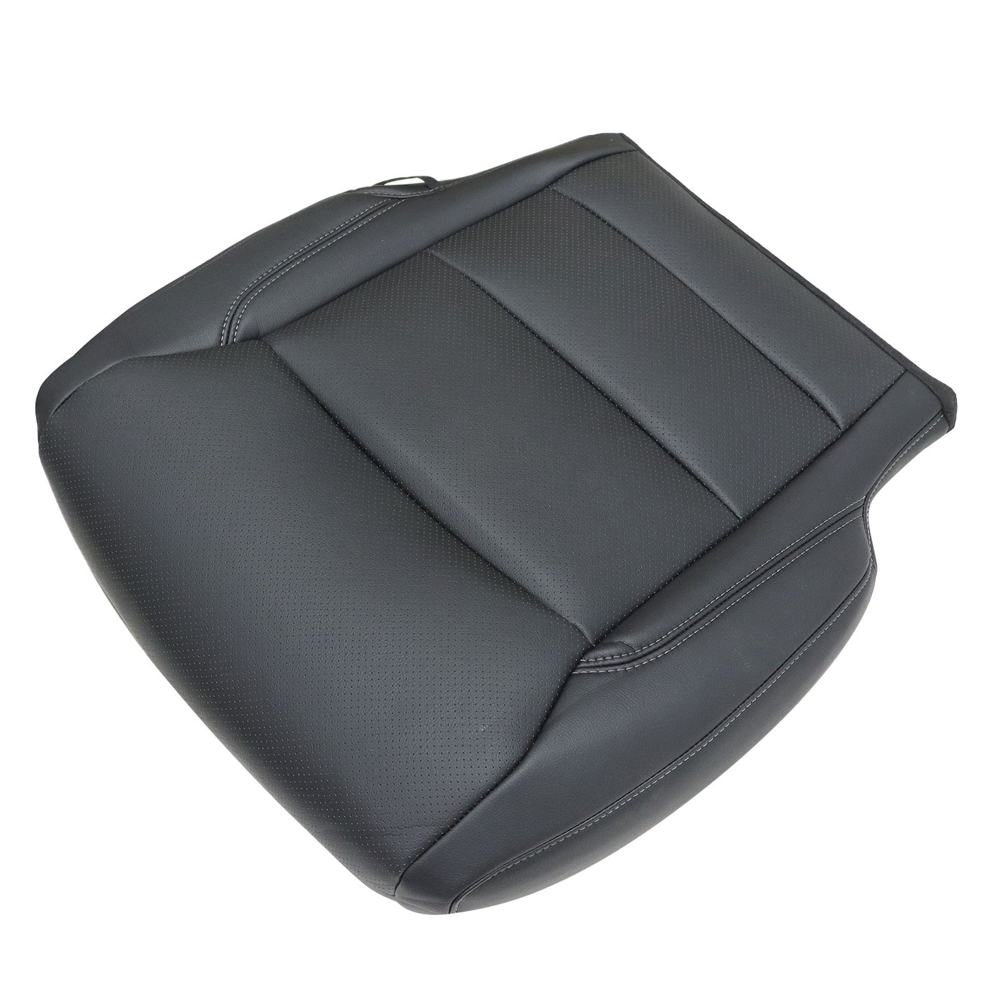 2021-2025 For Ford F150 Driver Bottom Leather Seat Cover Black Replacement
