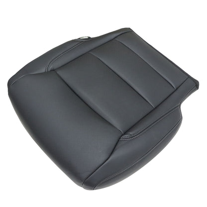 2021-2025 For Ford F150 Driver Bottom Leather Seat Cover Black Replacement