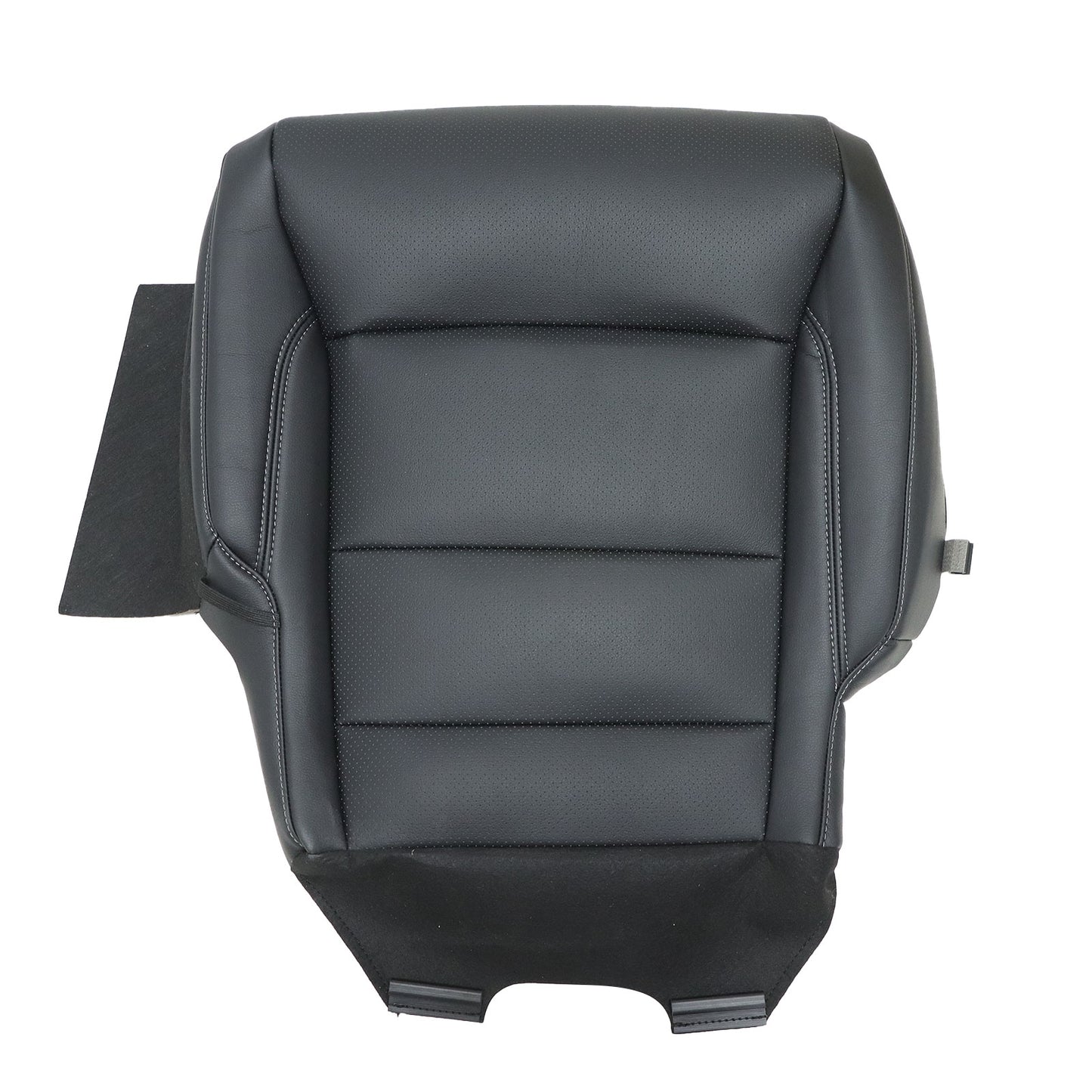 2021-2025 For Ford F150 Passenger Bottom Leather Seat Cover Black Replacement