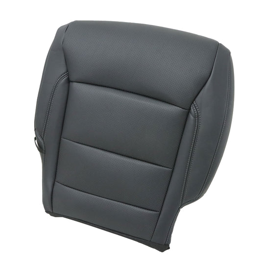 2021-2025 For Ford F150 Passenger Bottom Leather Seat Cover Black Replacement