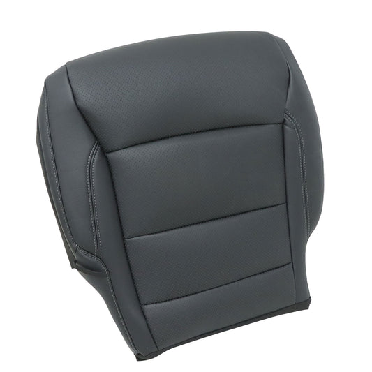 2021-2025 For Ford F150 Passenger Bottom Leather Seat Cover Black Replacement