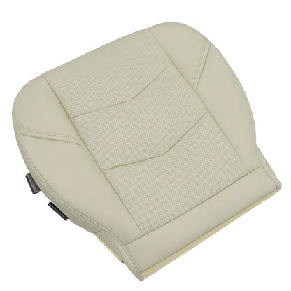 1Pcs For 2015-2020 Cadillac Escalade Driver Bottom Perforated Seat Cover Tan
