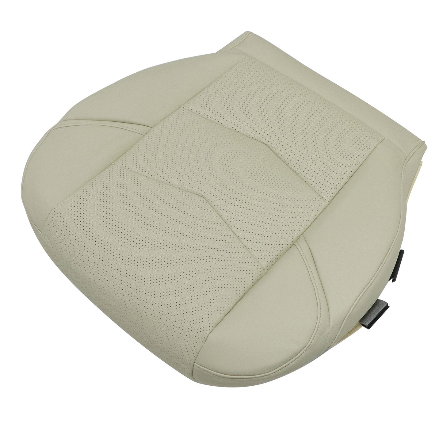 1Pcs For 2015-2020 Cadillac Escalade Driver Bottom Perforated Seat Cover Tan