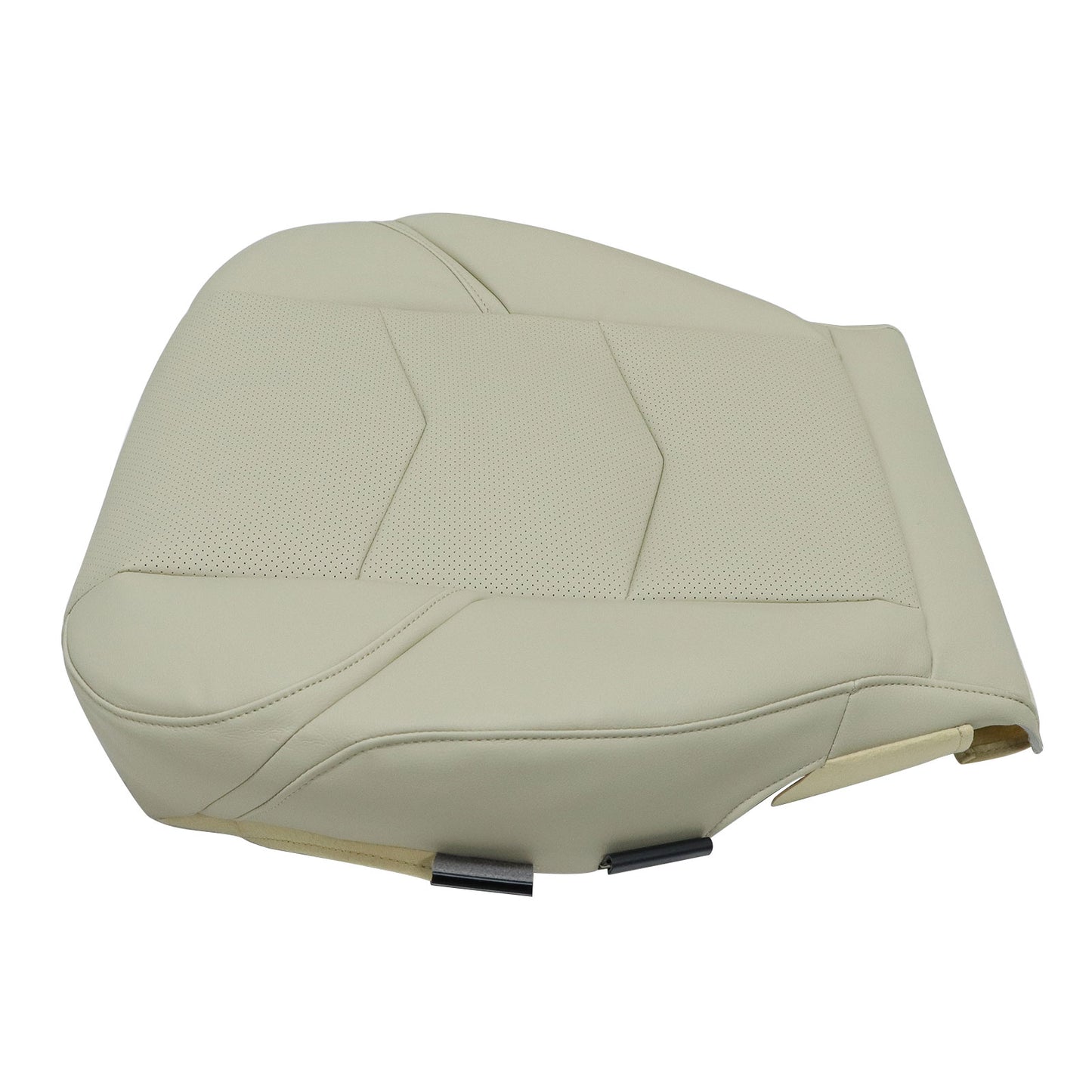 1Pcs For 2015-2020 Cadillac Escalade Driver Bottom Perforated Seat Cover Tan