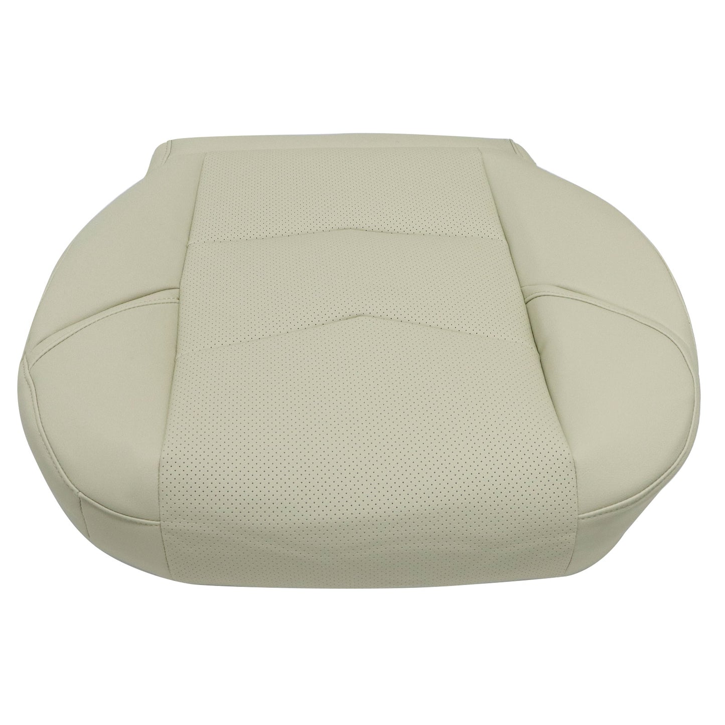 1Pcs For 2015-2020 Cadillac Escalade Driver Bottom Perforated Seat Cover Tan