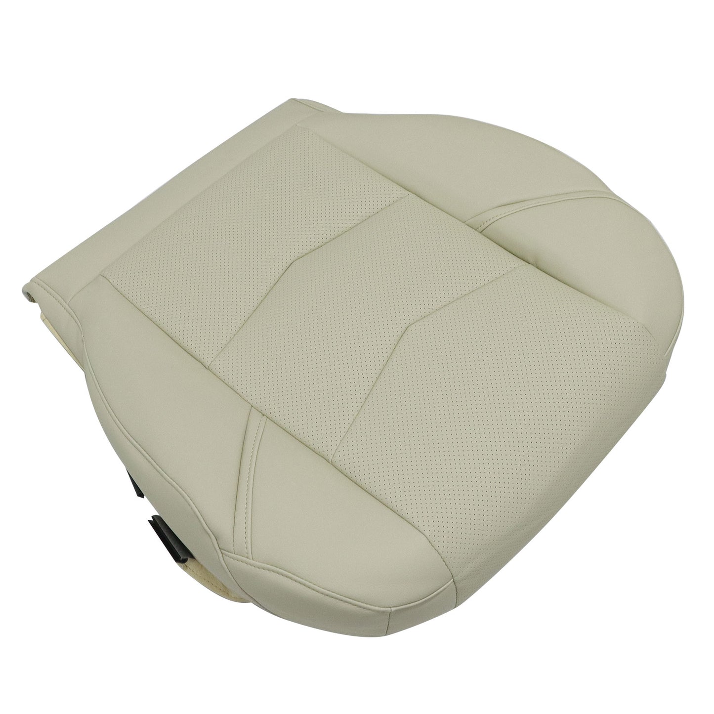 1Pcs For 2015-2020 Cadillac Escalade Driver Bottom Perforated Seat Cover Tan