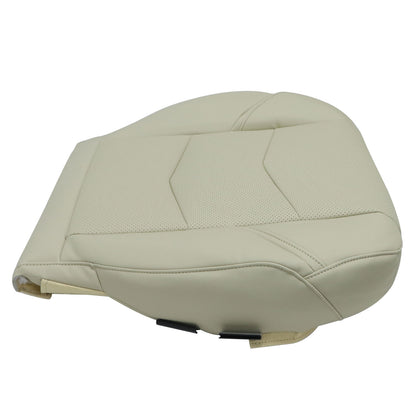 1Pcs For 2015-2020 Cadillac Escalade Driver Bottom Perforated Seat Cover Tan