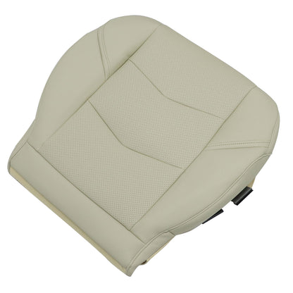 1Pcs For 2015-2020 Cadillac Escalade Driver Bottom Perforated Seat Cover Tan