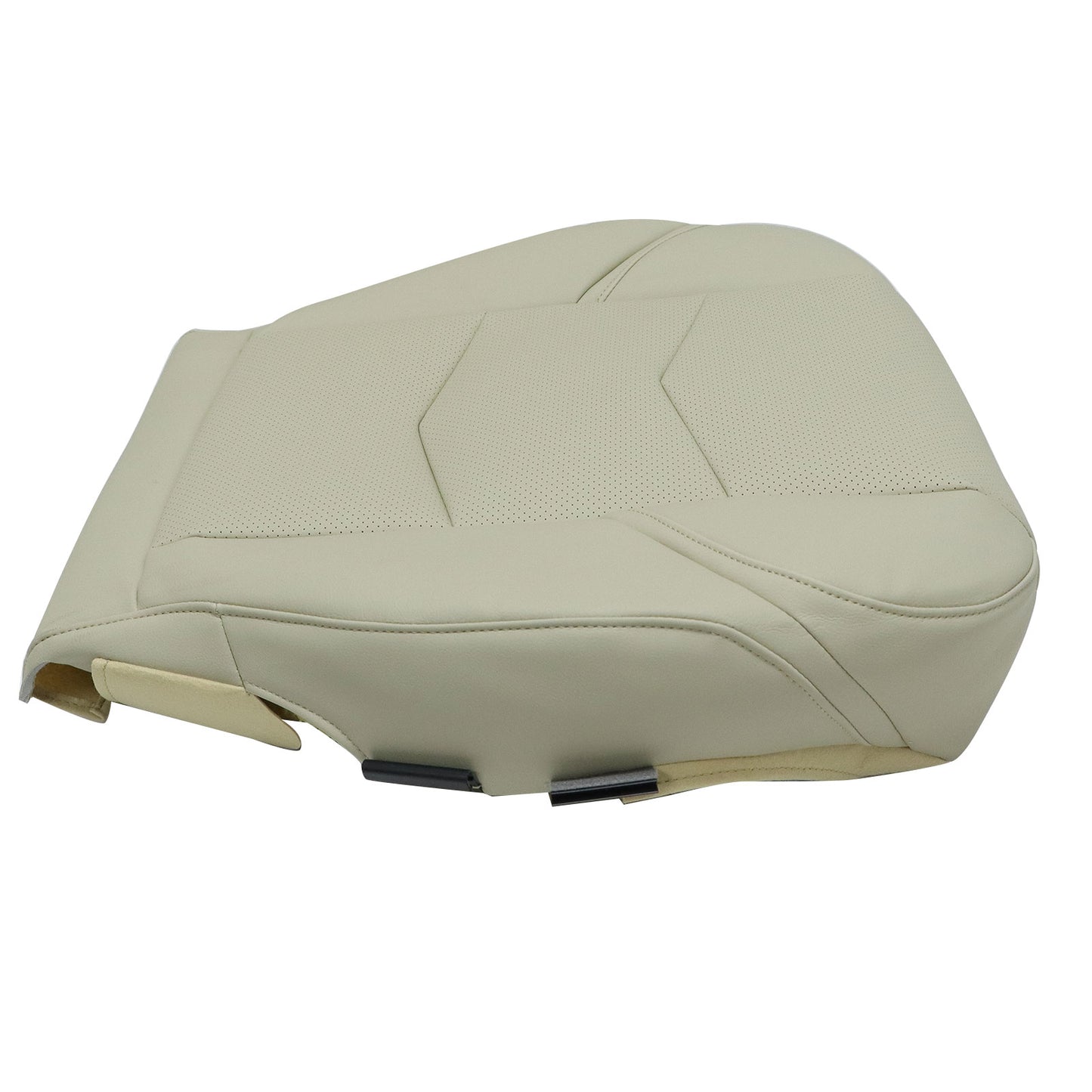 1Pcs For 2015-2020 Cadillac Escalade Passenger Bottom Perforated Seat Cover Tan