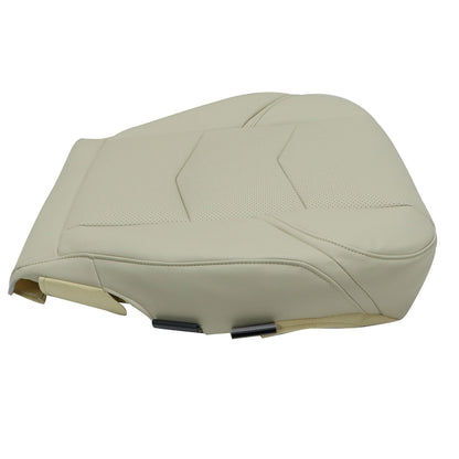 1Pcs For 2015-2020 Cadillac Escalade Passenger Bottom Perforated Seat Cover Tan