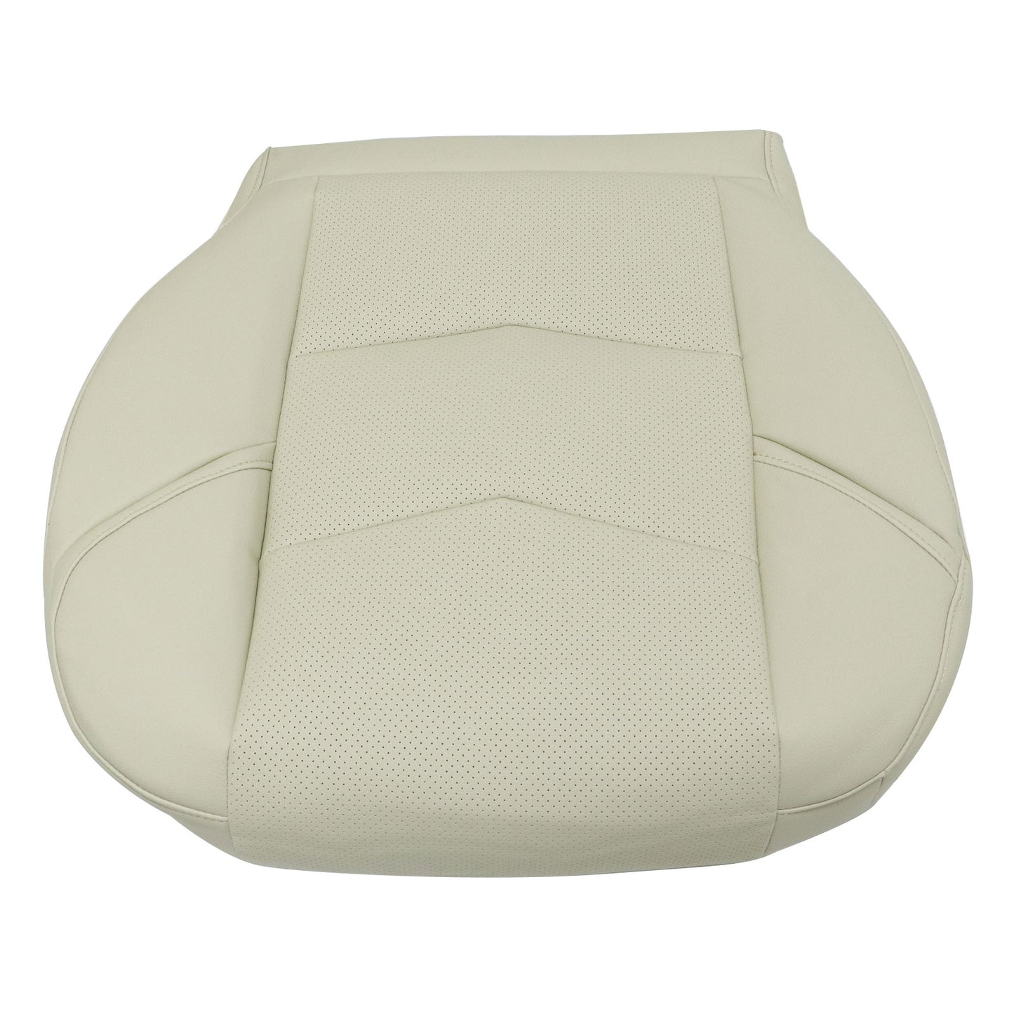 1Pcs For 2015-2020 Cadillac Escalade Passenger Bottom Perforated Seat Cover Tan