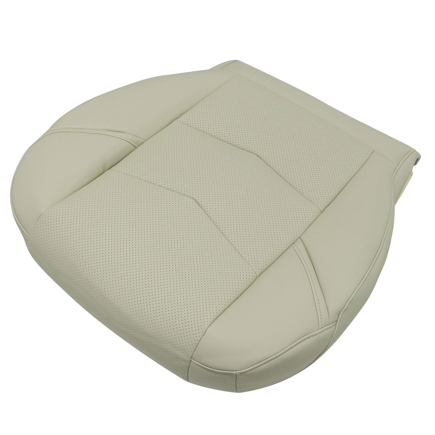 1Pcs For 2015-2020 Cadillac Escalade Passenger Bottom Perforated Seat Cover Tan