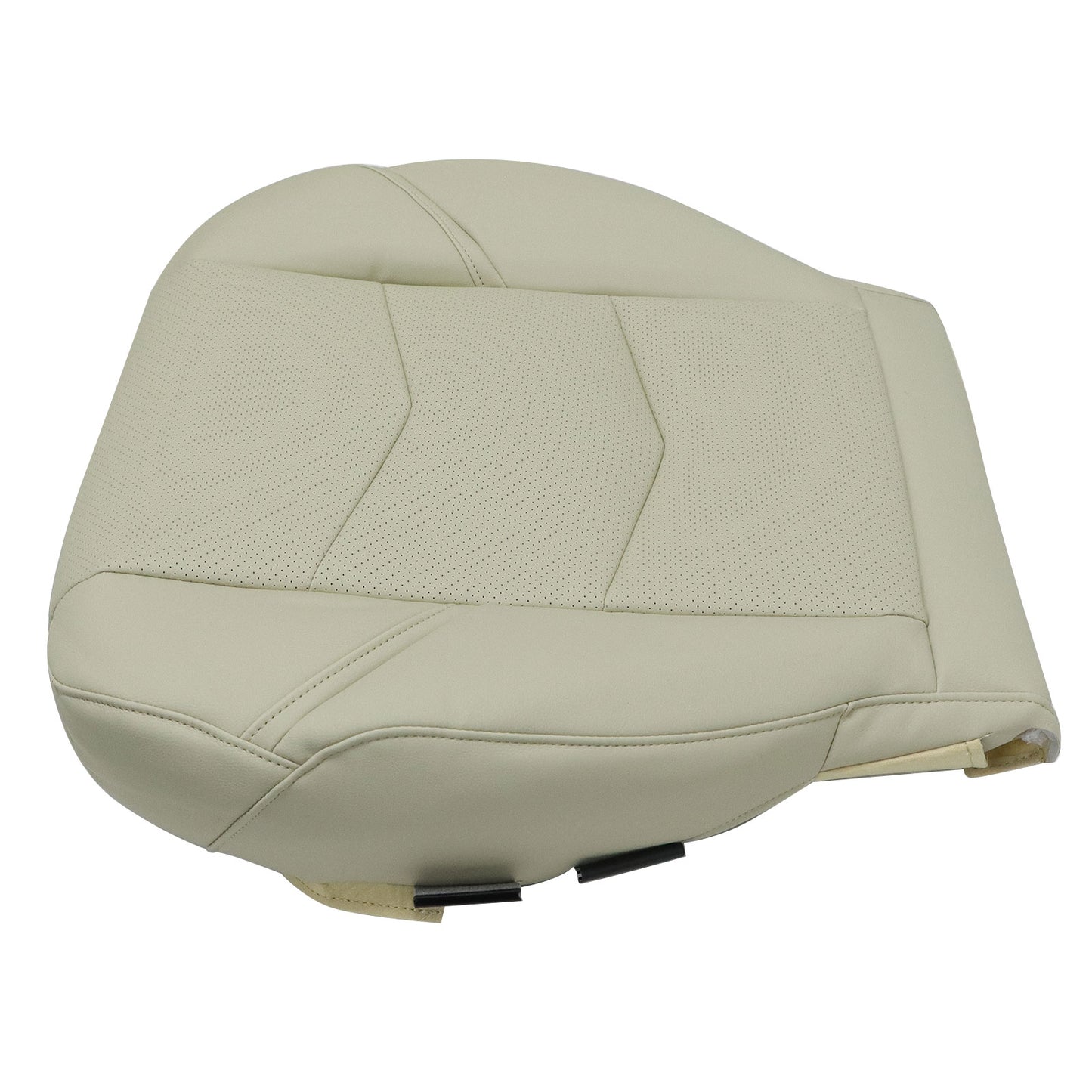 1Pcs For 2015-2020 Cadillac Escalade Passenger Bottom Perforated Seat Cover Tan