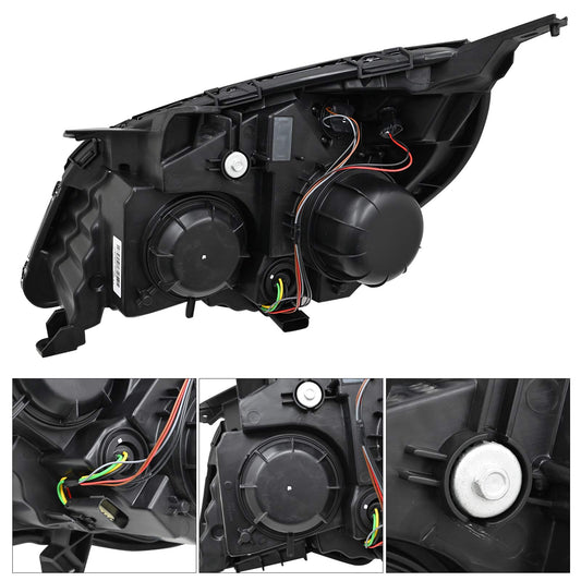 Chrome Halogen Headlamp Passenger Side for 2016-2017 Chevy Equinox