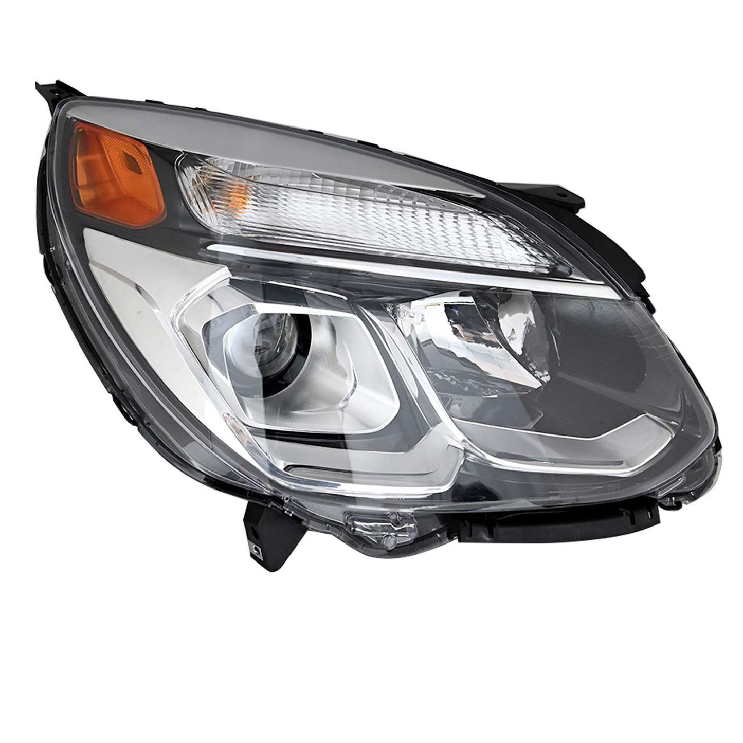 Chrome Halogen Headlamp Passenger Side for 2016-2017 Chevy Equinox