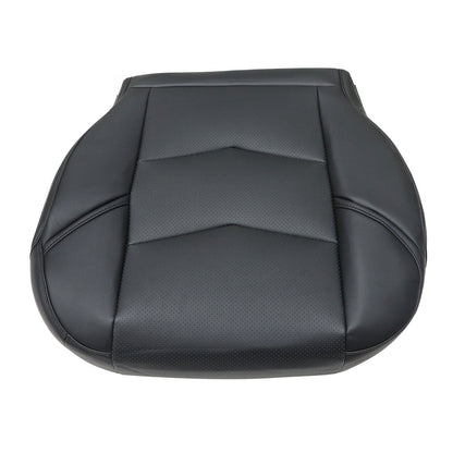1Pcs For 2015-2020 Cadillac Escalade Driver Bottom Perforated Seat Cover Black