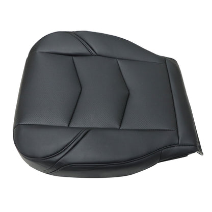 1Pcs For 2015-2020 Cadillac Escalade Driver Bottom Perforated Seat Cover Black
