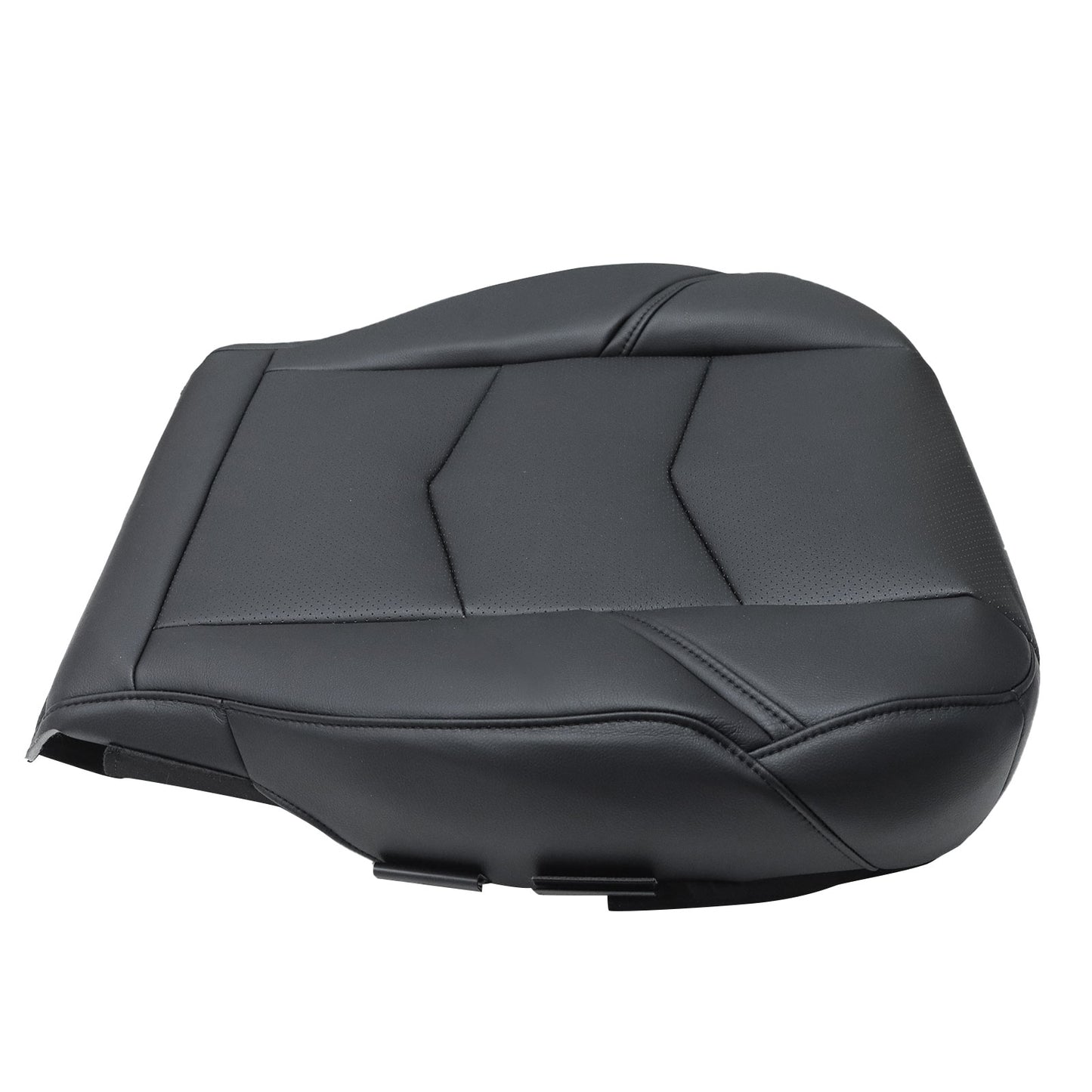 1Pcs For 2015-2020 Cadillac Escalade Driver Bottom Perforated Seat Cover Black